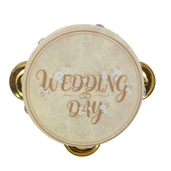 Wedding tambourine 10 cm
