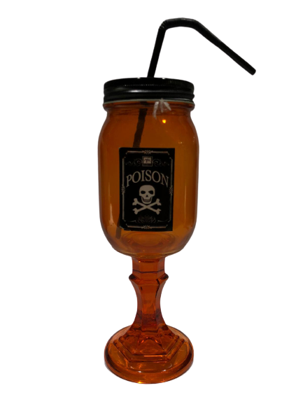 Poison chalice with straw
