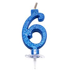 No. 6 - Blue with glitter