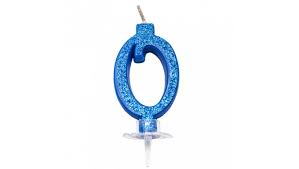 No. 0 - Blue with glitter