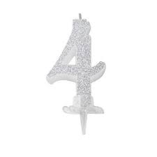 No. 4 - Silver with glitter