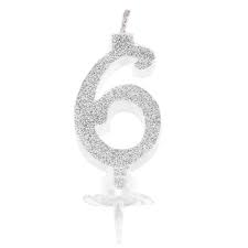 No. 6 - silver with glitter