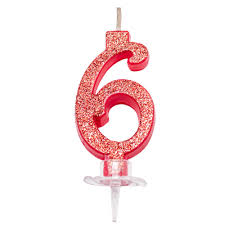No. 6 - Red with glitter