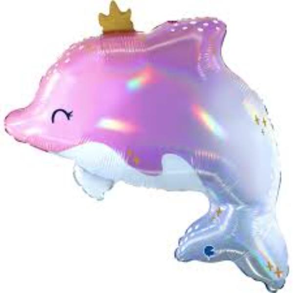 Pink Dolphin Foil ballon