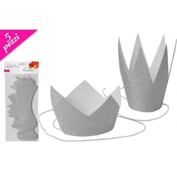 Silver Paper Crowns