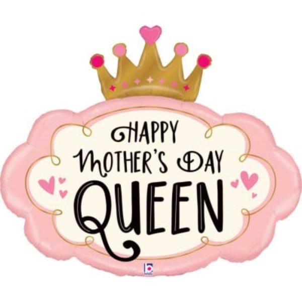 "Happy Mother's day Queen" Foil Balloon