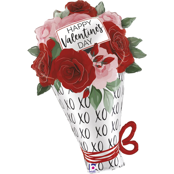 Valentine Balloon Satin flower