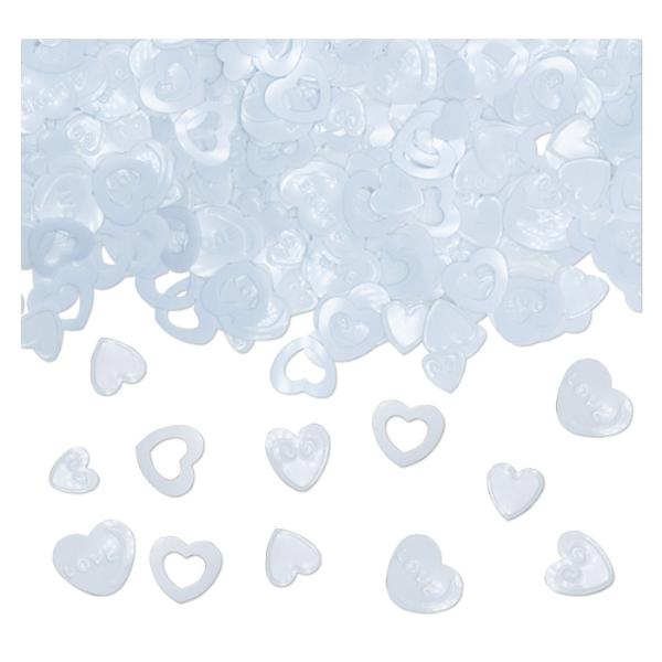 Confetti hearts White