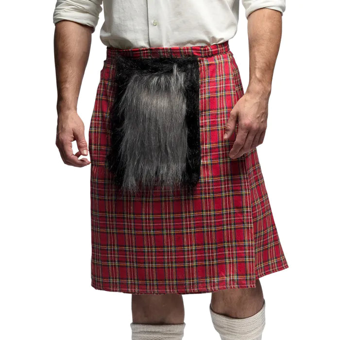 Kilt MacKenzie with bag red