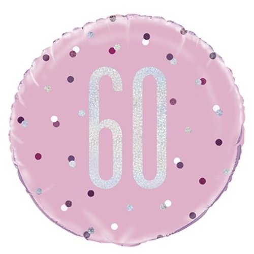 Pink/Silver Glitz 18