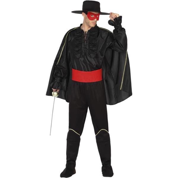 The zorro Men Costume M-L