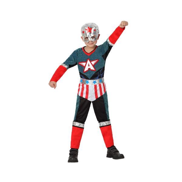 Super Hero Silver and Red 10-12 years