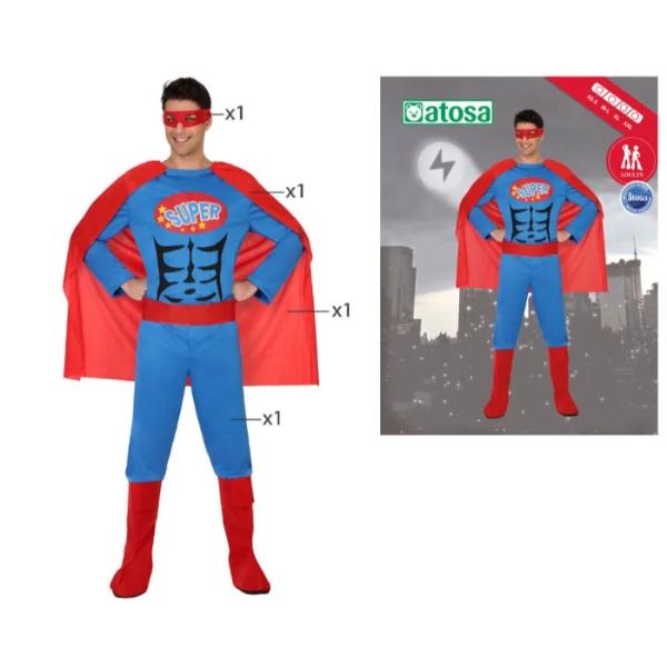 Super Hero Men Costume M-L