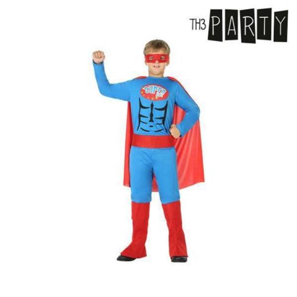 Super Hero Blue Boy Costume 10-12 years