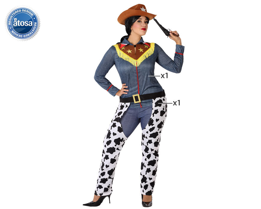 COSTUME COWGIRL M-L