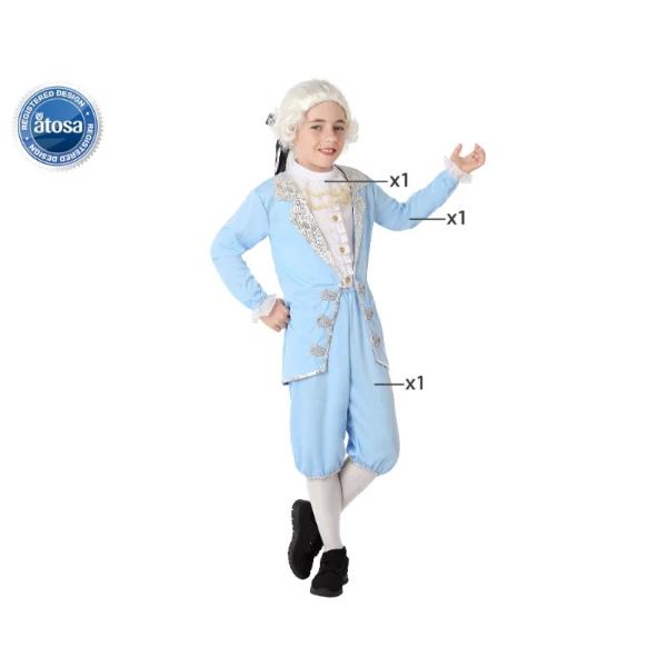 COURTIER Blue Boy Costume 10-12 Years