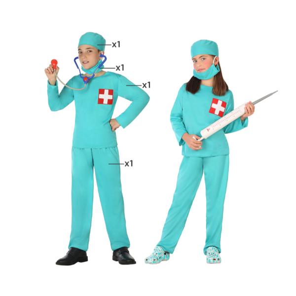 Blue Doctor Unisex Costume 3-4 Years