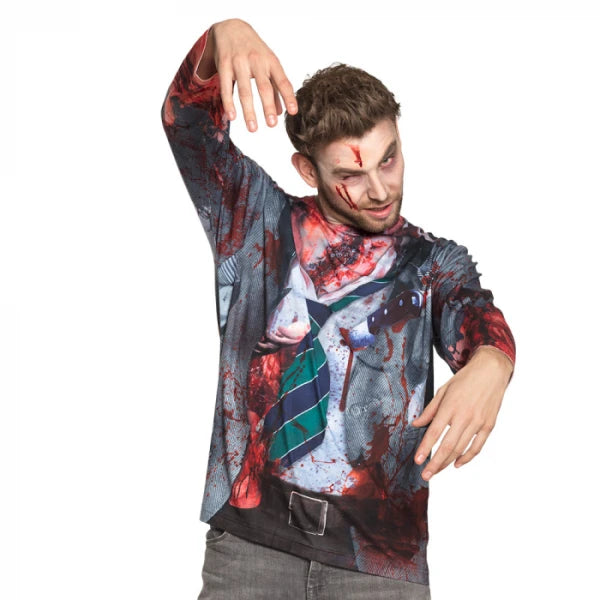 Photorealistic shirt Zombie freak (M)