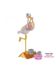 Stork Girl Cake Topper Kit