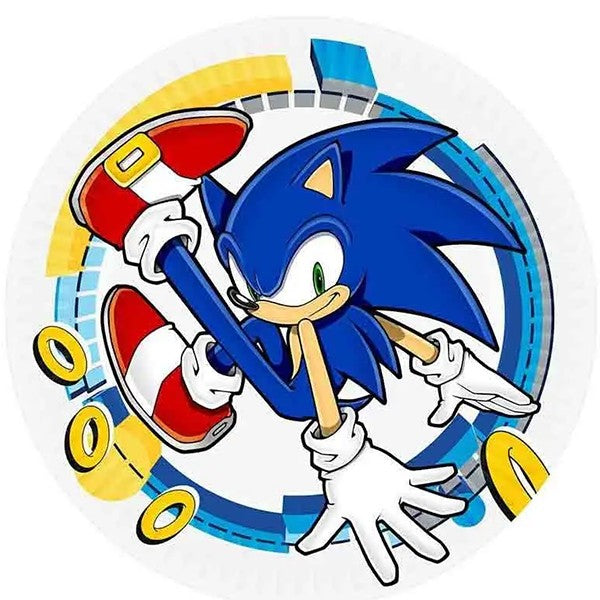 Sonic Paper Plates