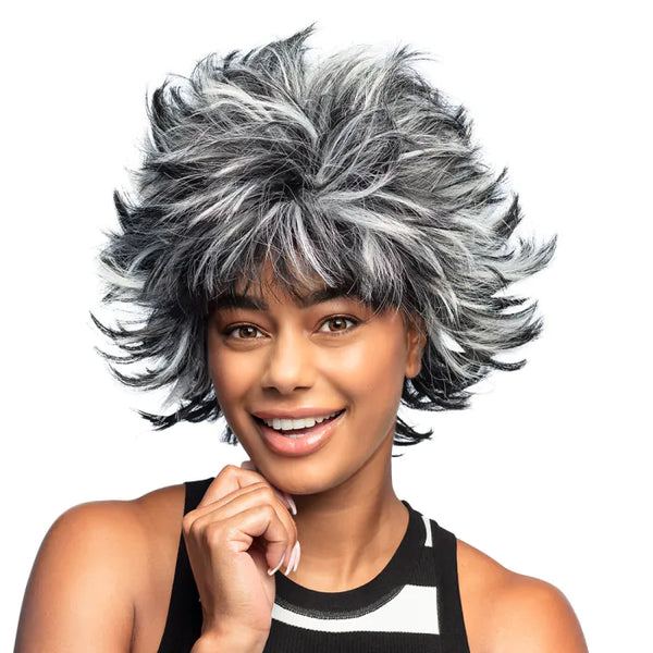 Wig Wild Wanda black/white