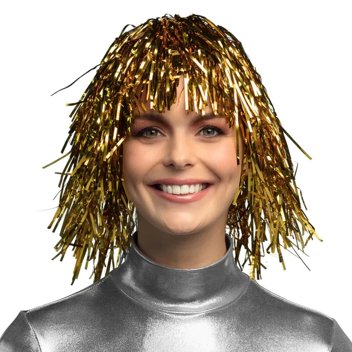 Wig Metallic gold