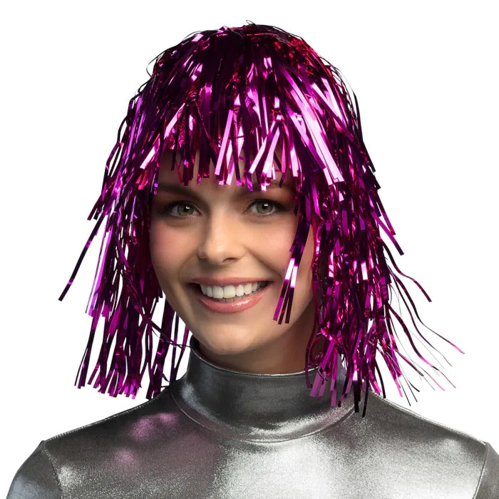 Wig Metallic pink