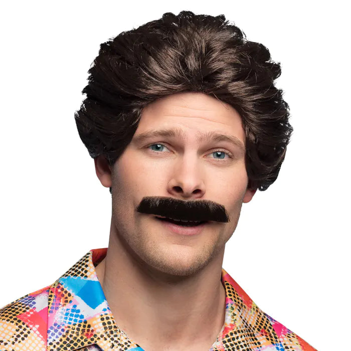 Wig Vance with moustache