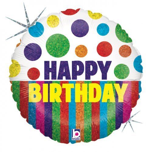Happy Birthday Dots and Stripes 18