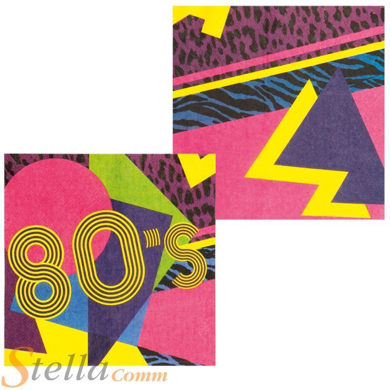 Napkins - Retro 1980s 12pz