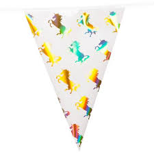 Unicorn Party Foil Bunting