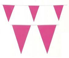Flag bunting 10m Hot Pink