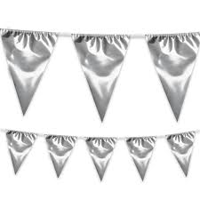 Silver bunting