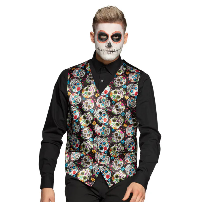 Waistcoat Day of the dead M/L