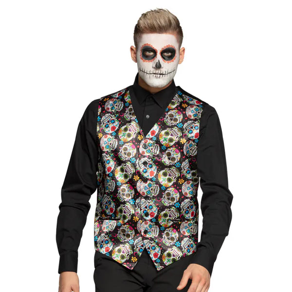 Waistcoat Day of the dead M/L