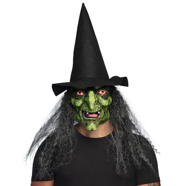 Latex head mask Witch