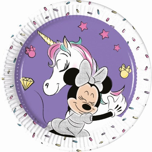 Plates Minnie Unicorns