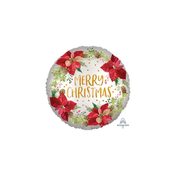 "Merry Christmas" Whitewith Flower