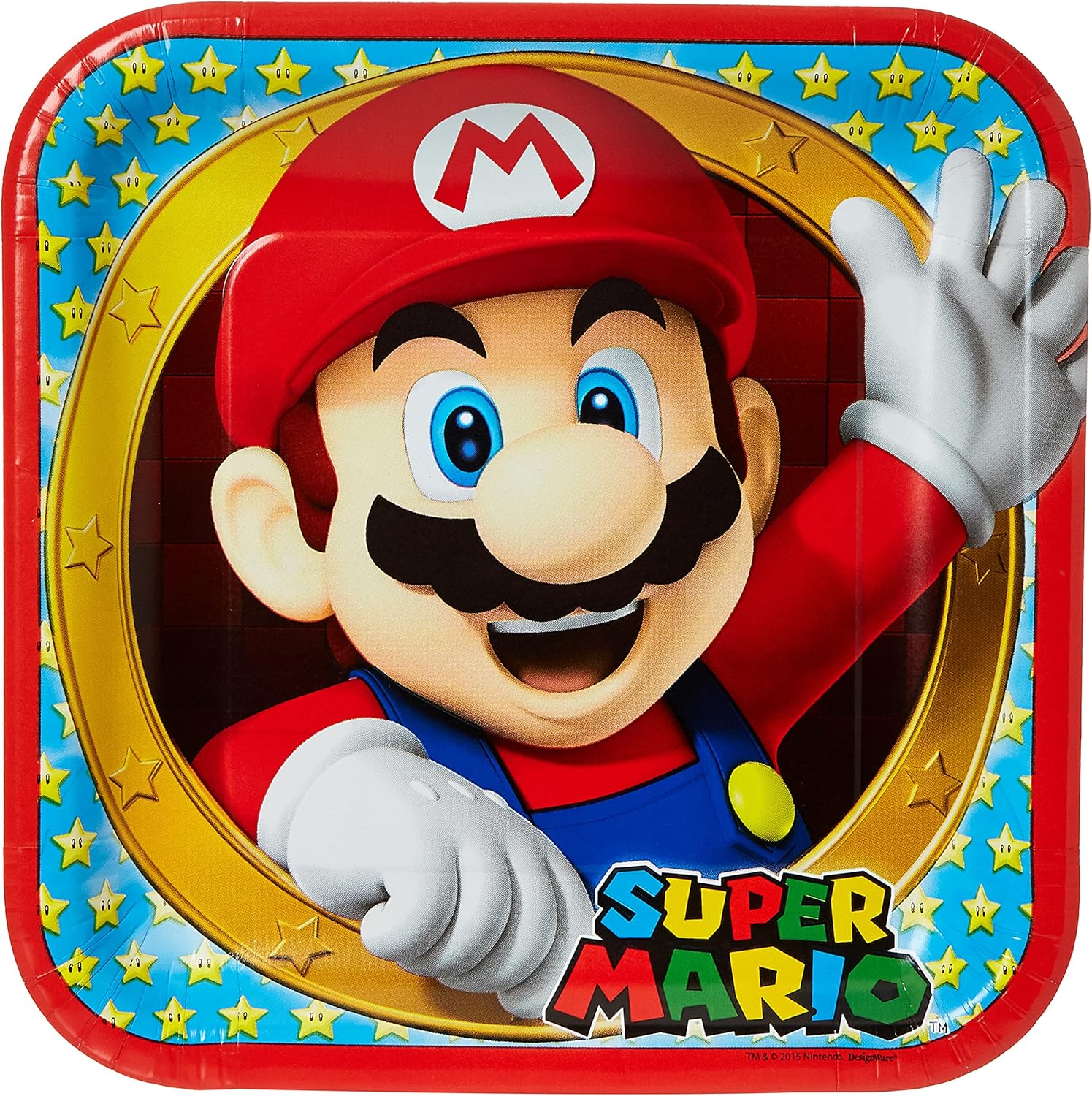 Plates SUPER MARIO 23X23 pcs 8