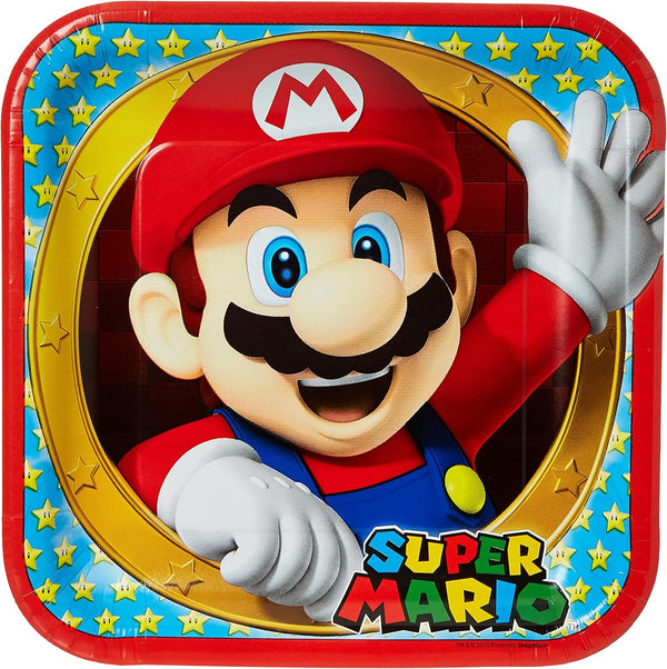 Plates SUPER MARIO 23X23 pcs 8