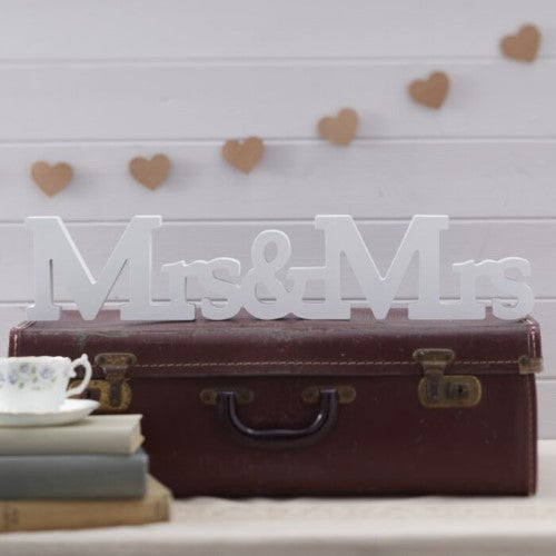 A Vintage Affair - Wooden Sign - Mrs and Mrs