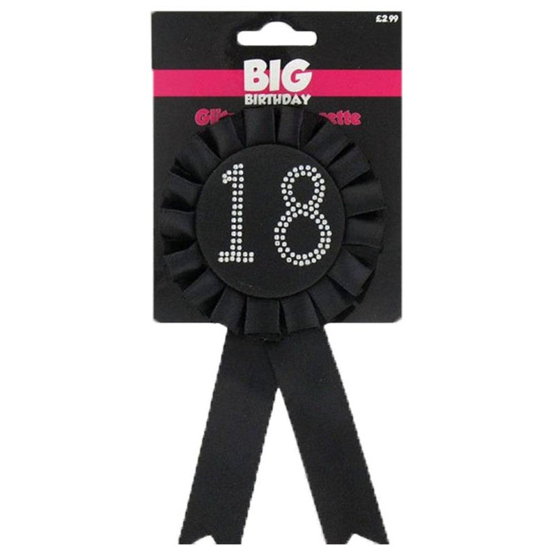 Black 18 Rosette