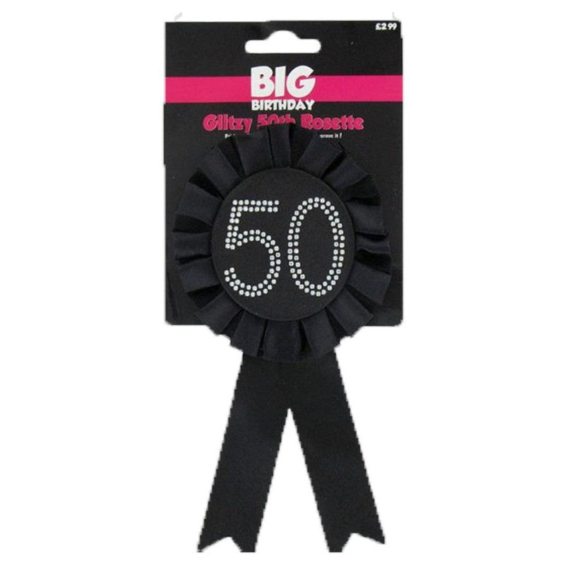 50th Birthday Rosette