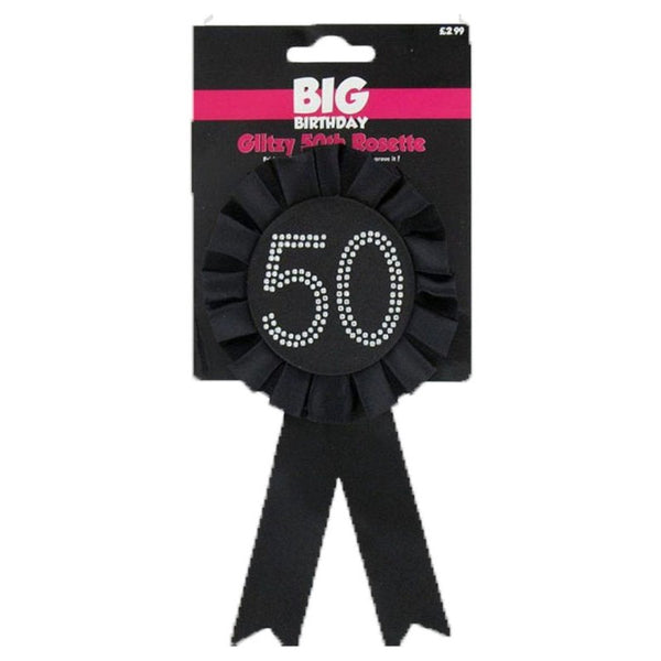 50th Birthday Rosette