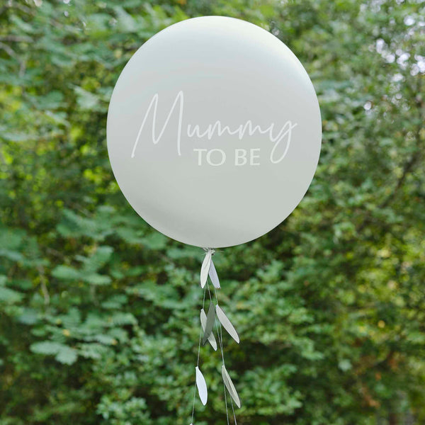Balloon - Mummy to be with tail - Green