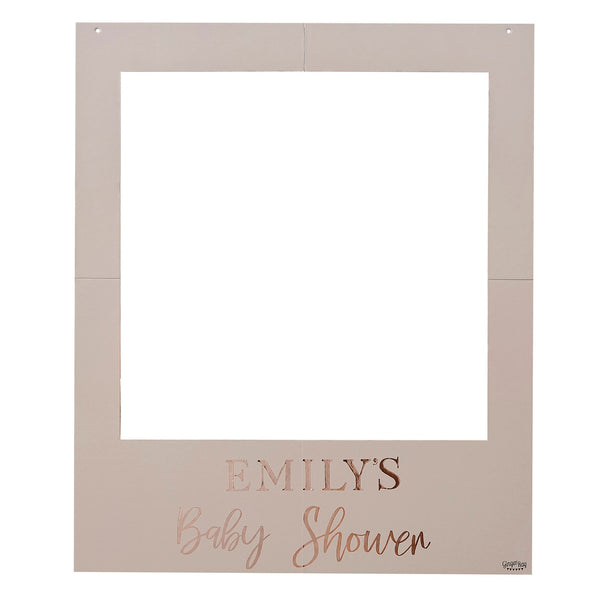 Baby in Bloom - Photobooth Frame - Customisable - Foiled