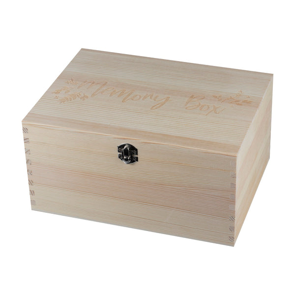 Baby in Bloom - Keepsake - Memory Box - Wooden