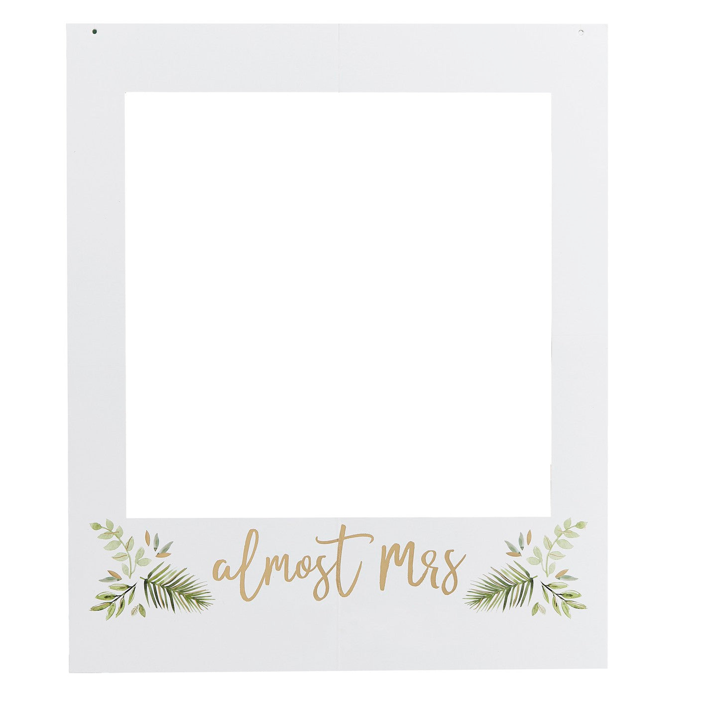 Botanical Hen - Gold Foiled Customisable Photo Booth Frame