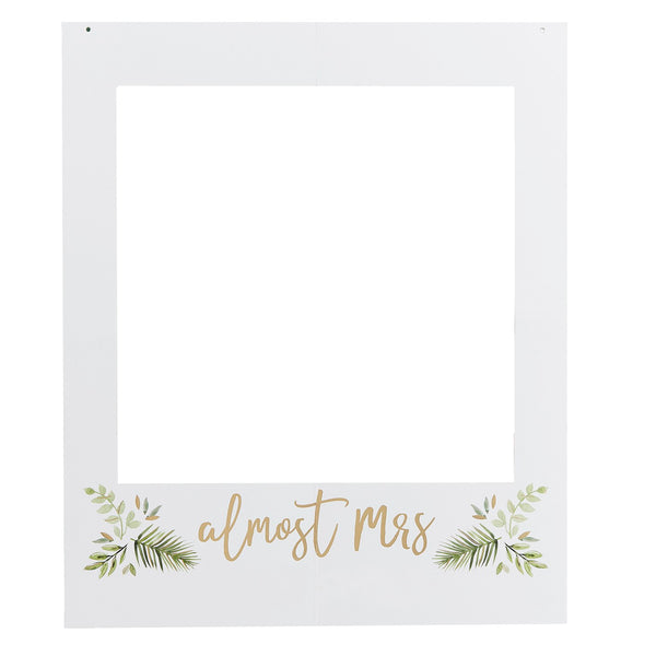 Botanical Hen - Gold Foiled Customisable Photo Booth Frame