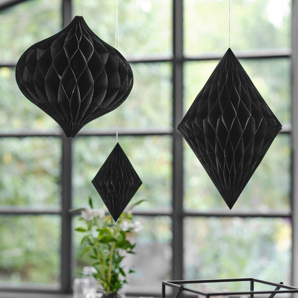 Hanging Decor - Black Hanging Lantern